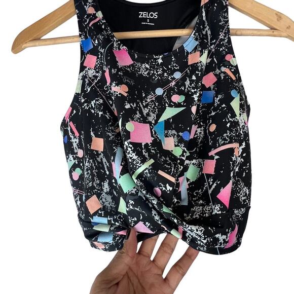 Zelos Women’s Print Leggings Cross Front High Waist Size Small - Picture 4 of 11
